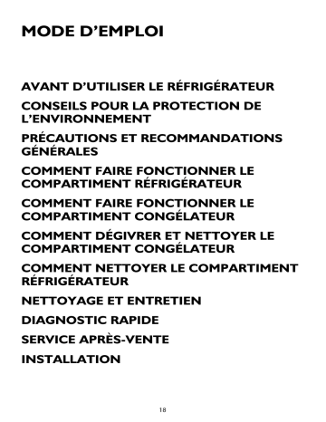 Mode d'emploi | Whirlpool DP165 Manuel utilisateur | Fixfr