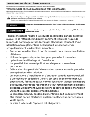 Mode d'emploi | Whirlpool AKZM 745/IXL Manuel utilisateur | Fixfr