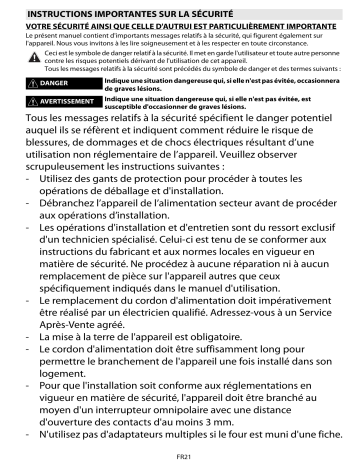 AKZM 745/NB | Mode d'emploi | Whirlpool AKZM 745/WH Manuel utilisateur | Fixfr