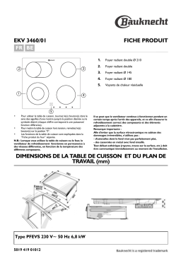 Whirlpool EKV 3460 IN-1 Manuel utilisateur