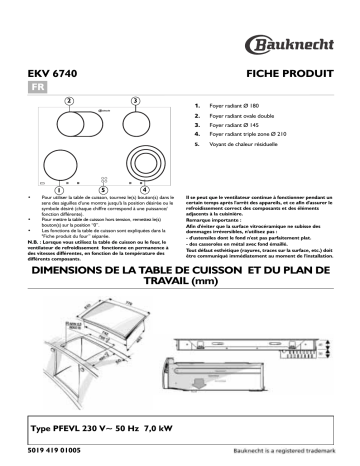 Mode d'emploi | Whirlpool EKV 6740 IN Manuel utilisateur | Fixfr