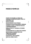 Table de cuisson vitroc&eacute;ramique: Chat IA &amp; PDF