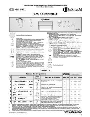 Mode d'emploi | Whirlpool GSI 5971/1 SW Manuel utilisateur | Fixfr