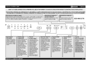 Mode d'emploi | Bauknecht GSXP 81312 TR A+ Manuel utilisateur | Fixfr