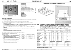 Whirlpool AKT 717/IX Manuel utilisateur