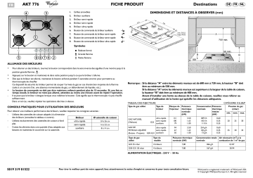 Mode d'emploi | Whirlpool AKT 776/IX Manuel utilisateur | Fixfr