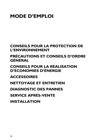 Mode d'emploi | Whirlpool AKM 480 IX Manuel utilisateur | Fixfr