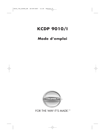 Mode d'emploi | Whirlpool KCDP 9010/I Manuel utilisateur | Fixfr