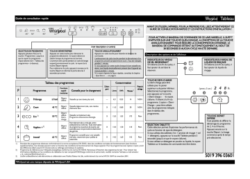 Mode d'emploi | Whirlpool ADG 7000 FD Manuel utilisateur | Fixfr