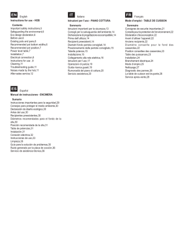 NIA 640 NE | Mode d'emploi | Whirlpool NIA 740 C Manuel utilisateur | Fixfr