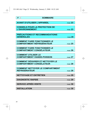 Mode d'emploi | Whirlpool ART 360/3 Manuel utilisateur | Fixfr