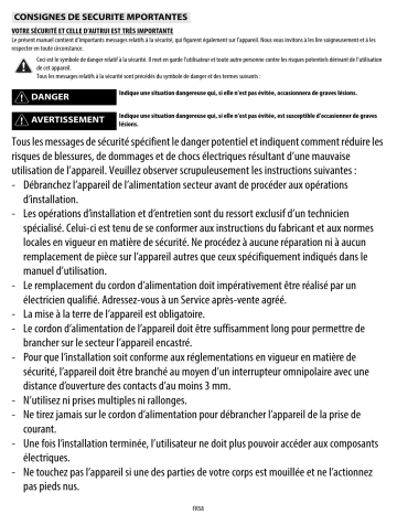 Mode d'emploi | Whirlpool AKP 737 IX Manuel utilisateur | Fixfr