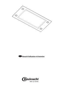 Bauknecht DBEI 104 AR X Manuel utilisateur