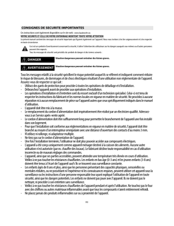 CTAI 6360 IN | ETI 6260 IN | Mode d'emploi | Whirlpool ETI 6160 IN Manuel utilisateur | Fixfr