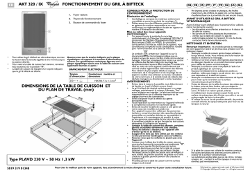 Mode d'emploi | Whirlpool AKT 320/IX Manuel utilisateur | Fixfr