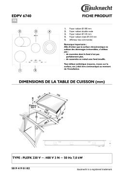 Whirlpool EDPV 6740 IN Manuel utilisateur