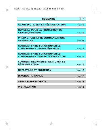 Mode d'emploi | Whirlpool MEK 180 Manuel utilisateur | Fixfr