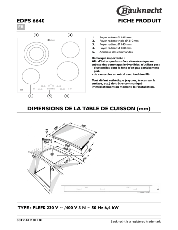 Mode d'emploi | Whirlpool EDPS 6640 IN Manuel utilisateur | Fixfr