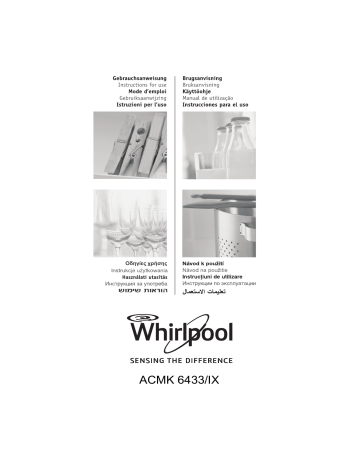 Mode d'emploi | Whirlpool ACMK 6433/IX Manuel utilisateur | Fixfr