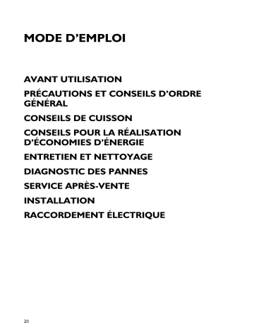 Mode d'emploi | Whirlpool HOB V01 S Manuel utilisateur | Fixfr