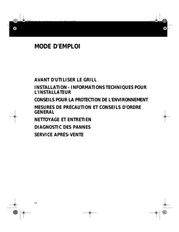 AKR 045/IX | Mode d'emploi | Whirlpool AKR 026/IX Manuel utilisateur | Fixfr