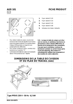 Whirlpool AKR 101/NE Manuel utilisateur