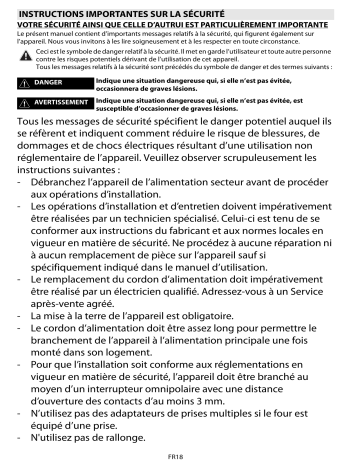 Mode d'emploi | Whirlpool FP 290/IX Manuel utilisateur | Fixfr