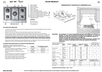 Mode d'emploi | Whirlpool AKT 797/IX Manuel utilisateur | Fixfr