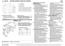 Whirlpool HB 420 Manuel utilisateur