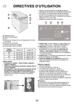 Whirlpool WHE 20112 Manuel utilisateur