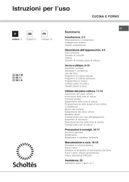 Scholtès CI 96 I W, CI 96 I I, CI 96 I A: Mode d'emploi avec IA + PDF