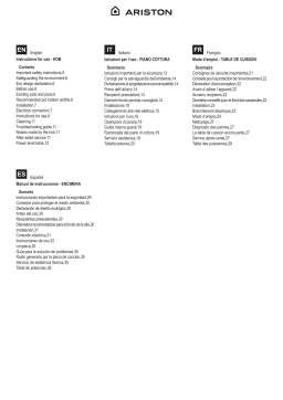 Tables de Cuisson Ariston : Assistance IA et PDF