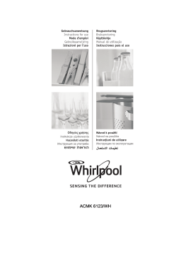 Whirlpool ACMK 6123/WH Manuel utilisateur