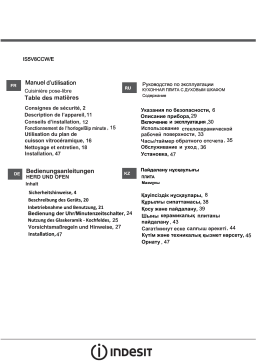 Whirlpool IS5V8CCW/E Manuel utilisateur