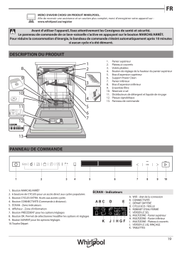 Whirlpool WIF 4O43 DLTGES @ Manuel utilisateur