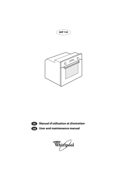 Whirlpool AKP 154/IX Manuel utilisateur