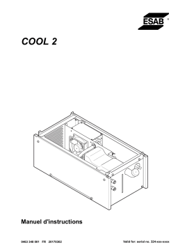 ESAB COOL 2 Manuel utilisateur