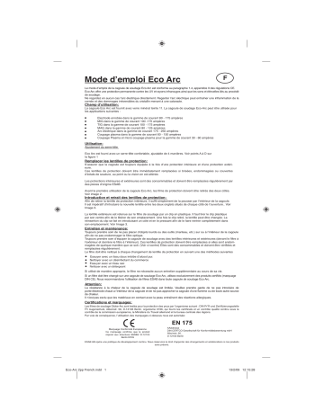 ESAB Eco-Arc Manuel utilisateur | Fixfr