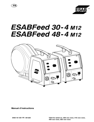 ESABFeed 48-4 M12 | ESAB ESABFeed 30-4 M12 Manuel utilisateur | Fixfr