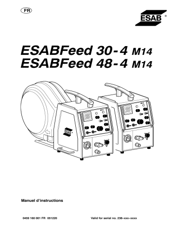 ESABFeed 30-4 M14 | ESAB ESABFeed 48-4 M14 Manuel utilisateur | Fixfr