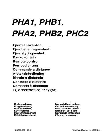 PHB 2 | PHA 2 | PHC 2 | PHB 1 | ESAB PHA 1 Manuel utilisateur | Fixfr