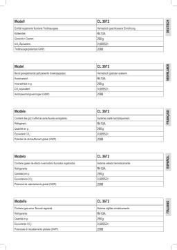 Clatronic CL 3672 Air conditioning unit Manuel utilisateur