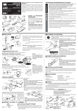 Cateye ABS-10 Headlight Manuel utilisateur