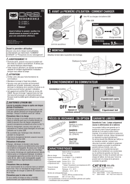 Cateye Orb Rechargeable [SL-LD160RC-R] Safety light Manuel utilisateur