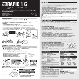 Cateye Rapid 1 G [TL-LD611G] Safety light Manuel utilisateur