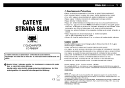 Cateye Strada Slim [CC-RD310W] Computer Manuel utilisateur