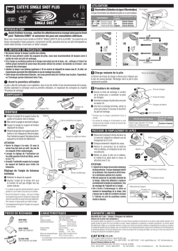 Cateye Single Shot Plus [HL-EL610RC] Headlight Manuel utilisateur