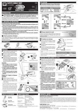 Cateye Single Shot [HL-EL600RC] Headlight Manuel utilisateur