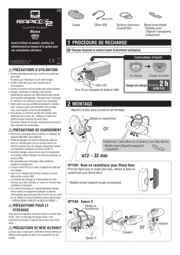 Cateye Rapid X2 [TL-LD710-R] Safety light Manuel utilisateur