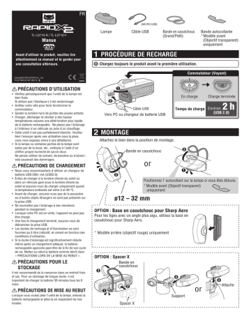 Rapid X2 [TL-LD710-F] | Cateye Rapid X2 [TL-LD710-R] Safety light Manuel utilisateur | Fixfr